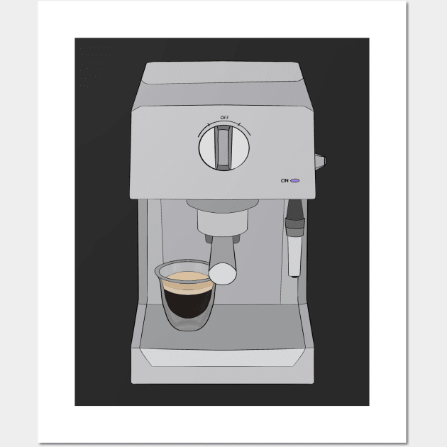 Espresso, Latte and Cappuccino Maker Wall Art by DiegoCarvalho